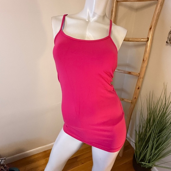 Lululemon Power Y Tank *Luon Jewelled Magenta Pink Size 4 - Picture 2 of 9
